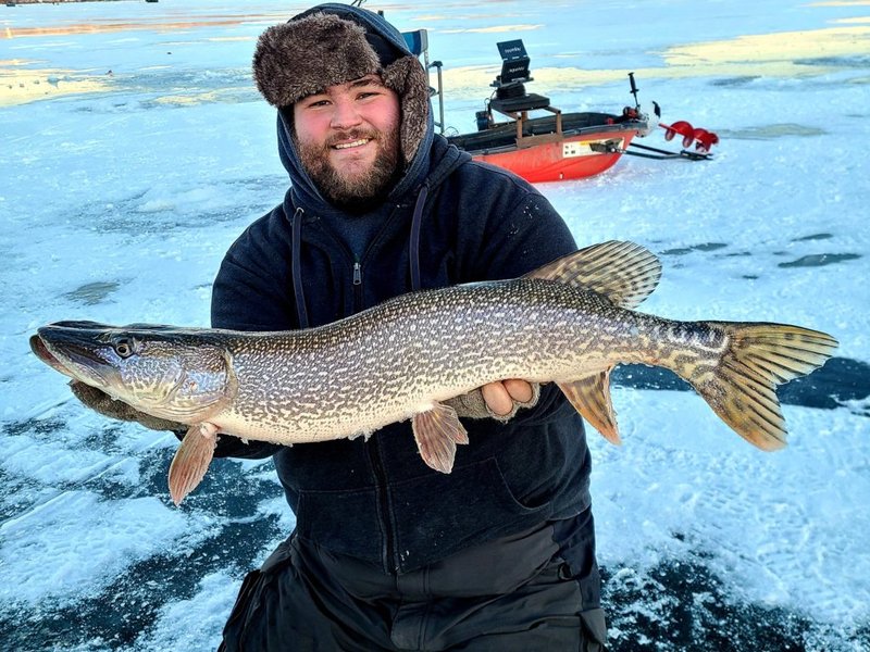 Ice fishing online game in Canada