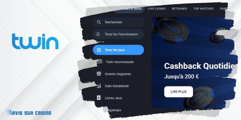 Image: Découvrez les avantages en ligne du Twin Casino en France